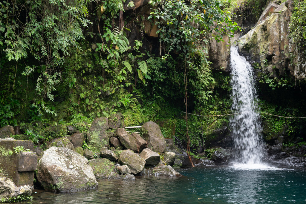 Air terjun Curug Kanesia di kawasan Baturraden, Purwokerto